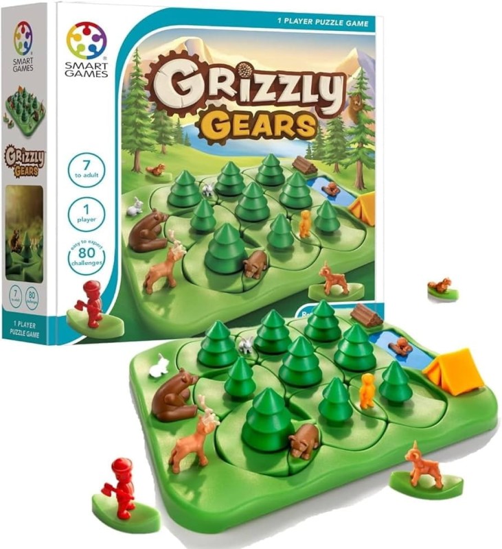 Jednoosobowa Gra dla Dzieci 7+ Grizzly Gears - Smart Games