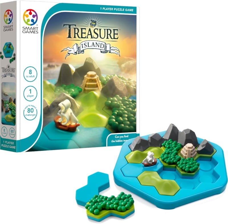 Jednoosobowa Gra Planszowa Treasure Island - Smart Games