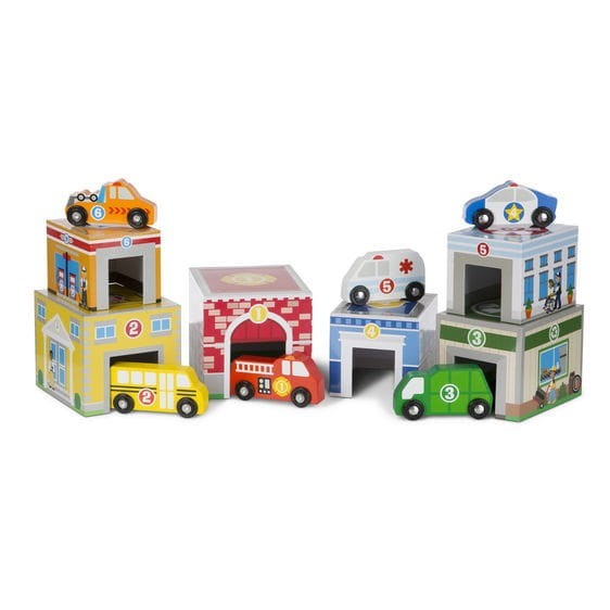 Pudełka Garaże Pojazdy - Melissa & Doug