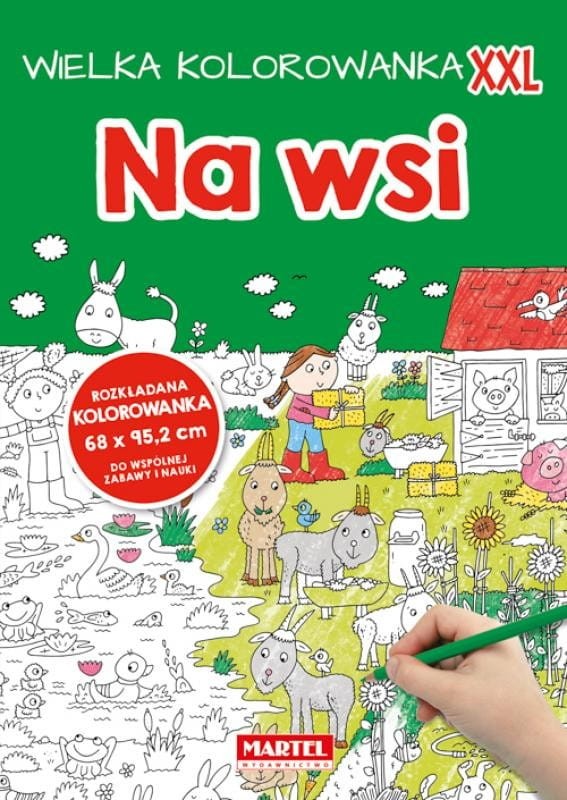 Wielka kolorowanka XXL Na wsi