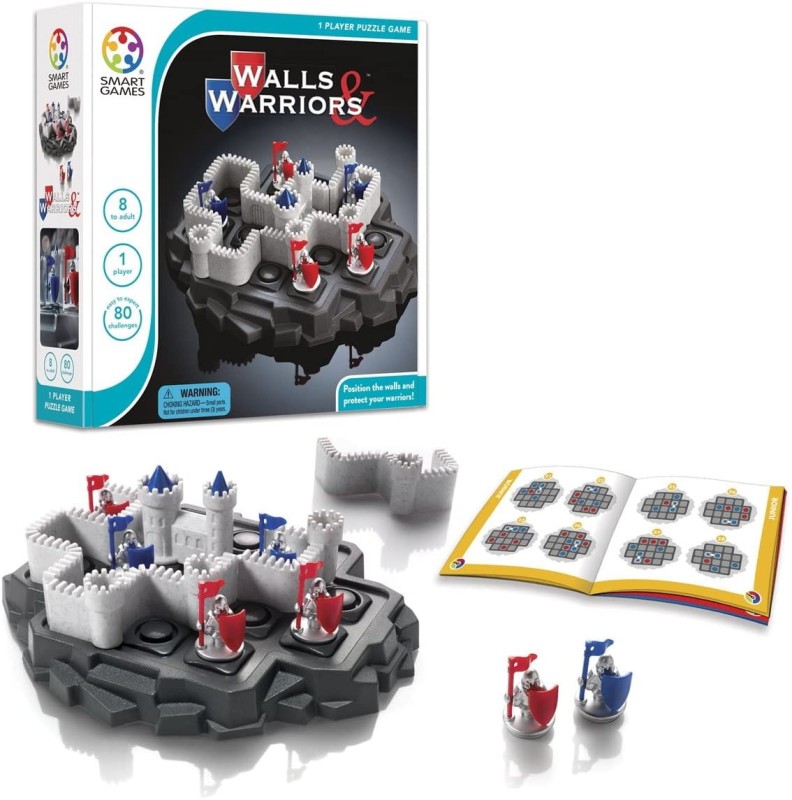Jednoosobowa Gra Planszowa Walls & Warriors - Smart Games