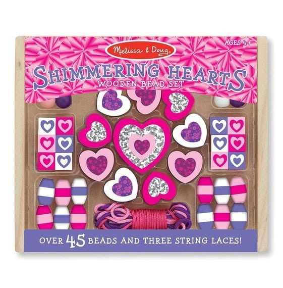 Drewniana Biżuteria Serduszka - Melissa & Doug