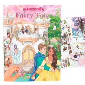 Album z naklejkami Stwórz Swoją Bajkę Kreatywny Zeszyt Fairy Tale