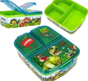 Śniadaniówka z Przegródkami Dinozaury Dino World - Depesche