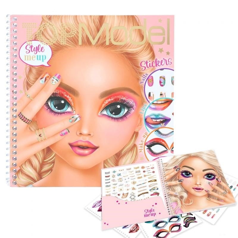 Album z Naklejkami Piękna Twarz BEAUTY GIRL - Top Model