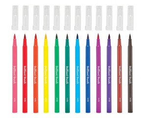 Pędzelkowe Pisaki Brilliant Brush 12 szt. - Ooly