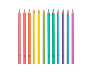 Kredki w Pastelowych Kolorach 12 szt. - Ooly