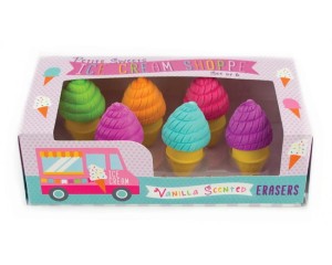 Pachnące Gumki do Mazania Lody 6 szt. - Ooly