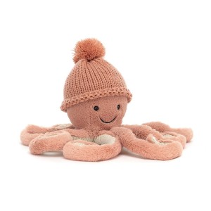 Przytulanka Ośmiornica Odell w Czapce Różowa - JellyCat
