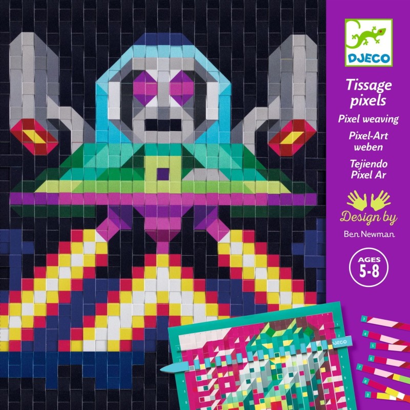 Przeplatane Obrazki Tissage pixels - Djeco