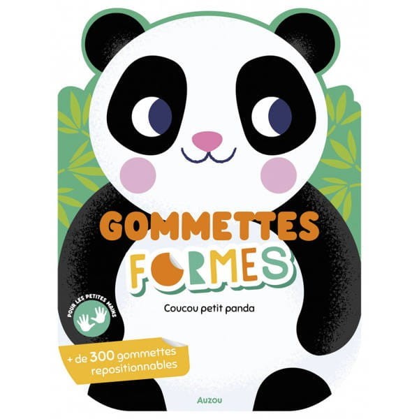 Książeczka z Dużymi Naklejkami Panda - Auzou