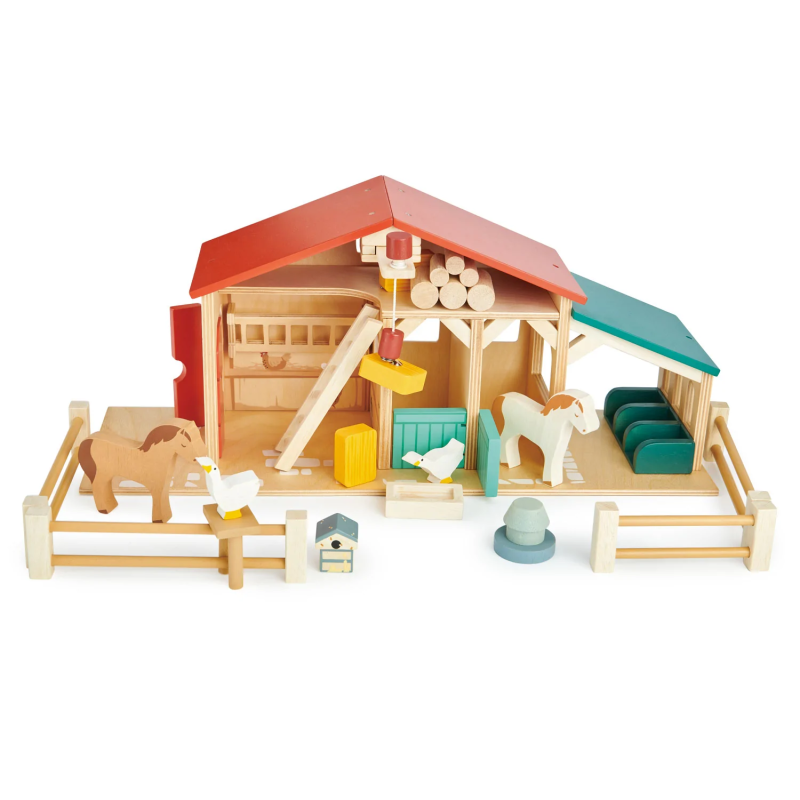 Farma ze Zwierzętami Obora - Tender Leaf Toys
