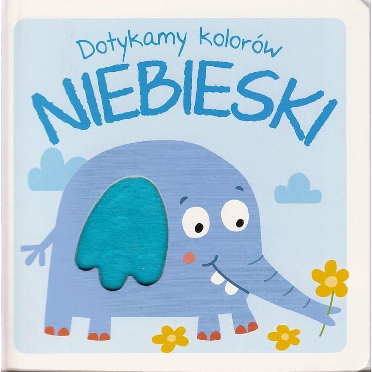 Książka Dotykamy kolorów - Niebieski