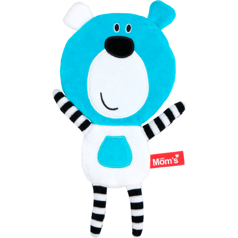 Misio Buu Szeleścik Zabawka Kontrastowa Turkus - Mom's Care