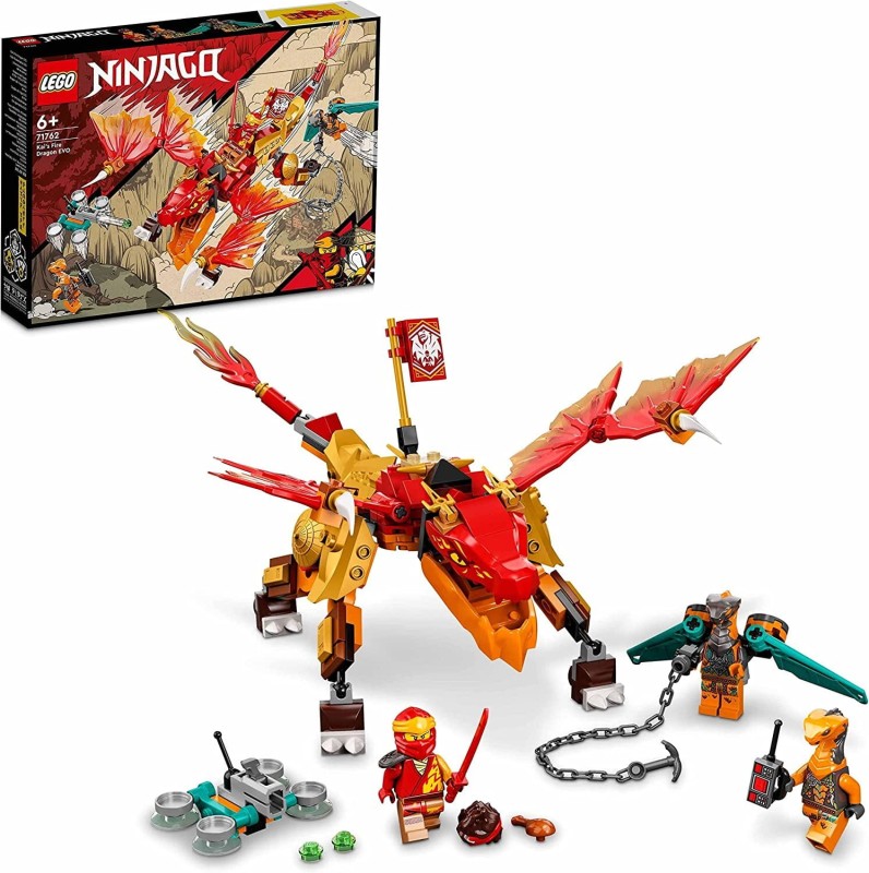 Klocki LEGO Ninjago Smok ognia Kaia EVO 71762