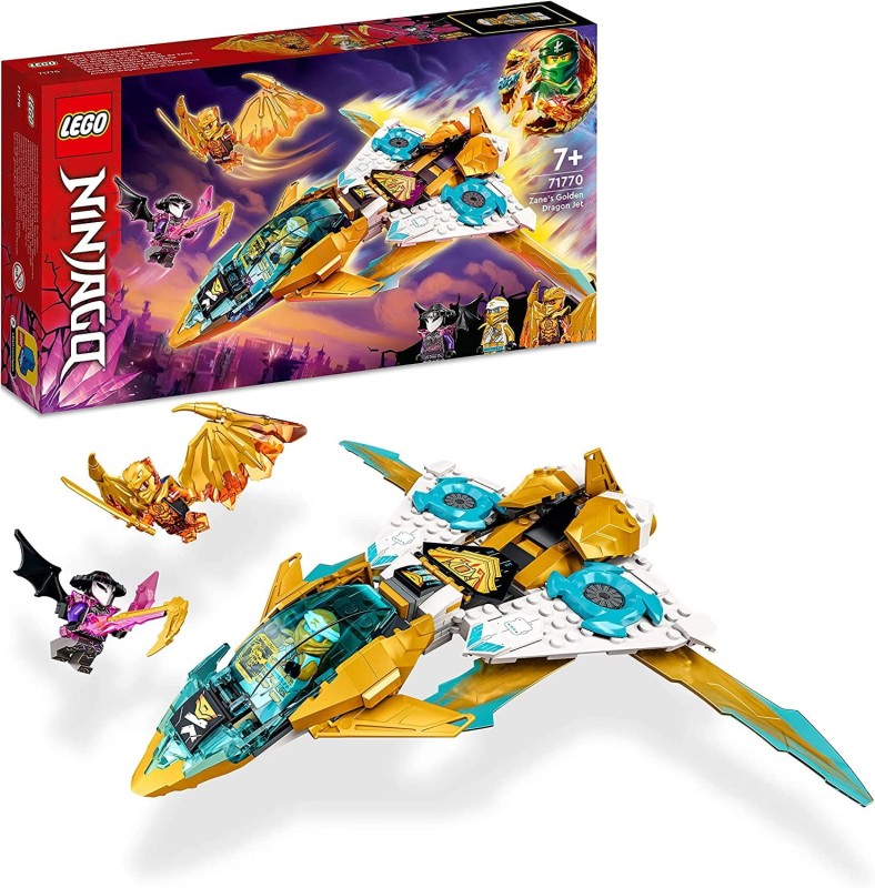 LEGO Ninjago Złoty smoczy odrzutowiec Zane’a 71770