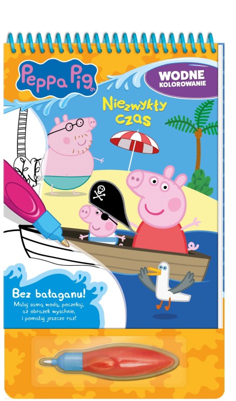 Świnka Peppa. Wodne kolorowanie. Niezwykły czas