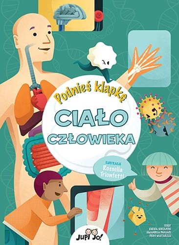 Podnieś klapkę Ciało człowieka Książka edukacyjna dla dzieci