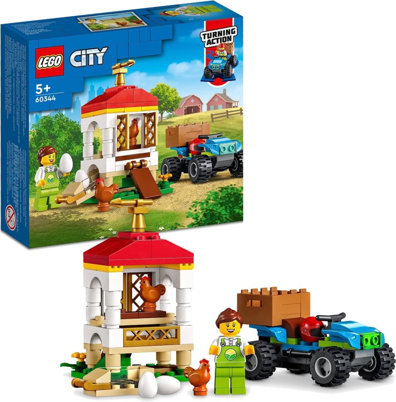 Klocki LEGO City Kurnik z kurczakami 60344