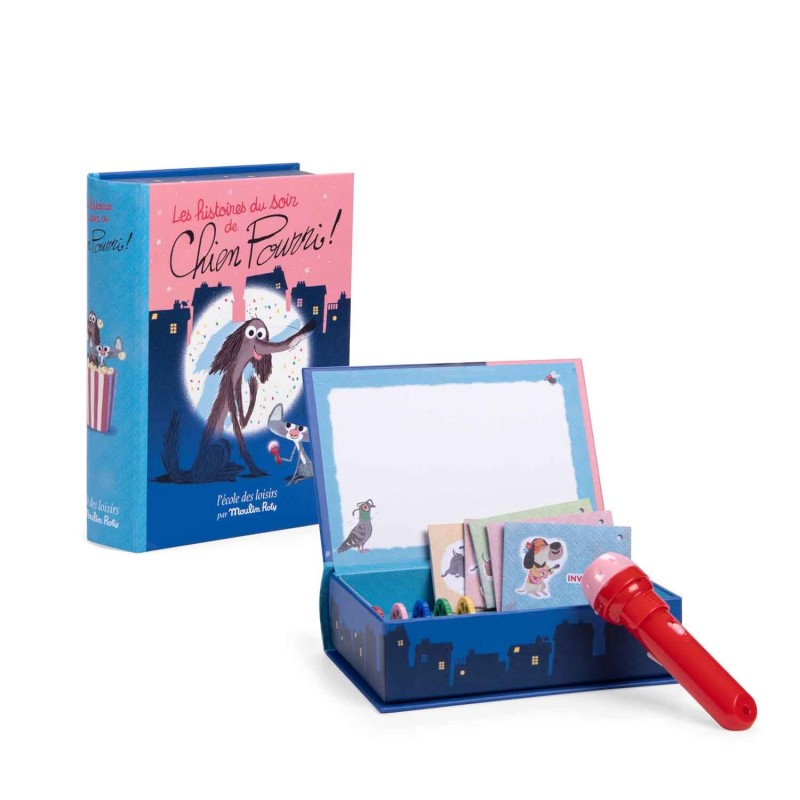 Projektor Wyświetlacz Bajek w Książce Pies Pourri - Moulin Roty