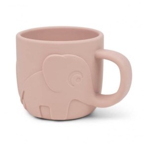 Kubek Silikonowy Peekaboo Elphee Różowy - Done by Deer