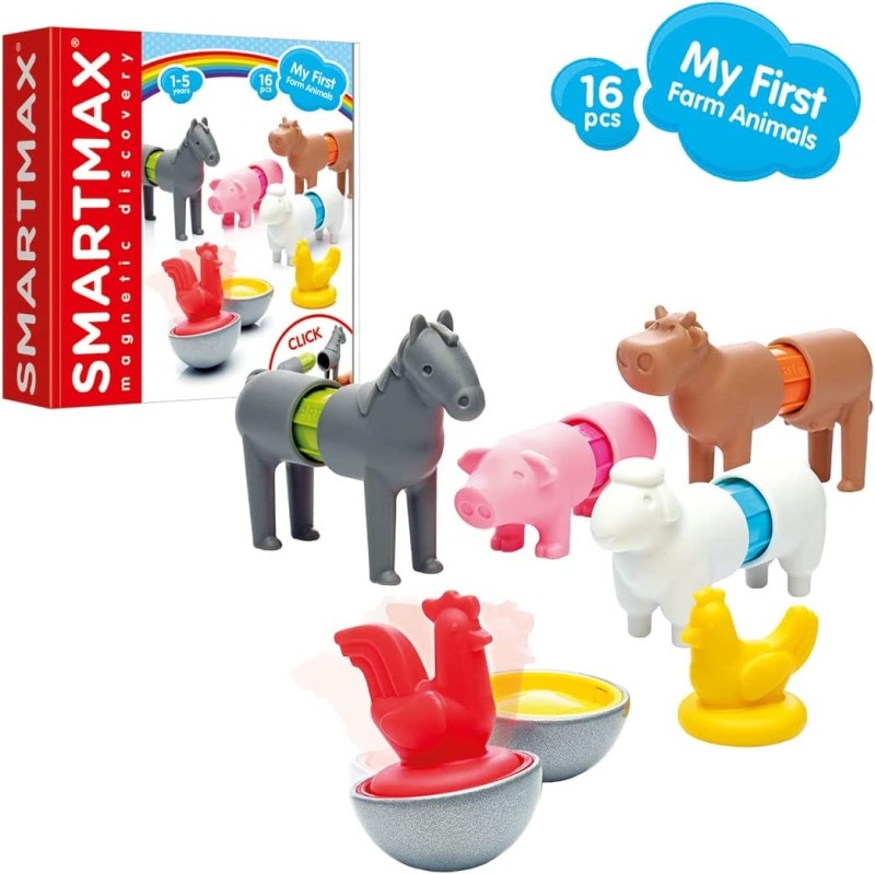 SmartMax My First Farm Animals Klocki Magnetyczne