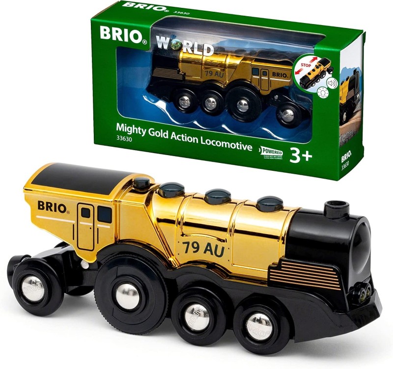 Złota Lokomotywa z Dźwiękiem i Światłem 33630 - BRIO World