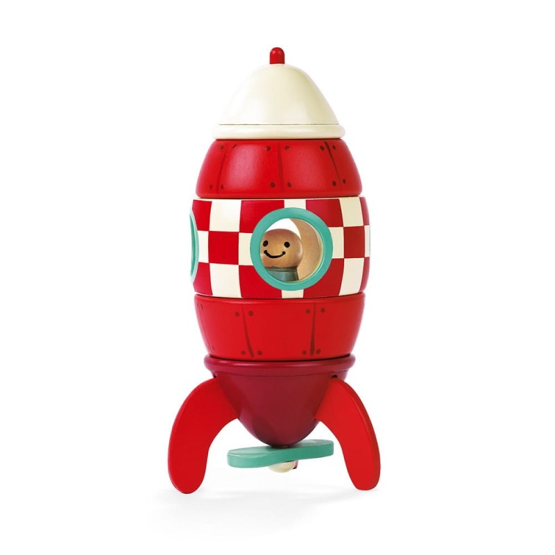 Rakieta Drewniana Magnetyczna - Janod