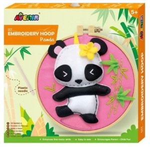 Zestaw do Haftowania z Obręczą Panda - Avenir
