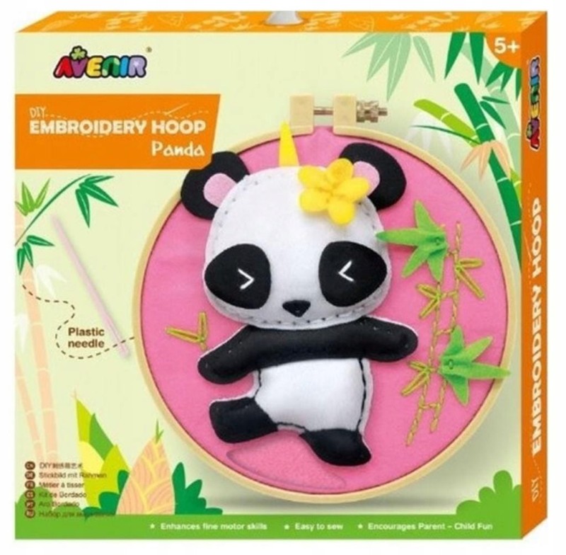 Zestaw do Haftowania z Obręczą Panda - Avenir