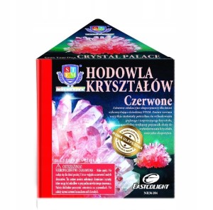 Eksperymenty dla Dzieci. Hodowla kryształów - czerwone