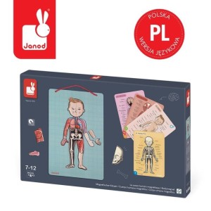 Ciało Człowieka Układanka Magnetyczna - Janod