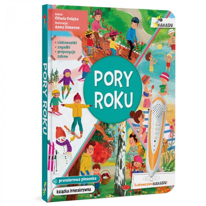 Pory roku Mówiąca Książka Interaktywna KAKADU
