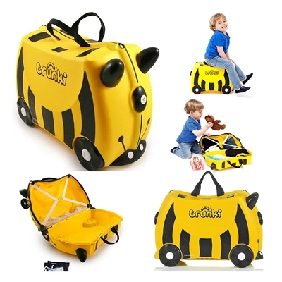 Pszczółka Biedronka Walizka na Kółkach Jeździk Bernard - Trunki