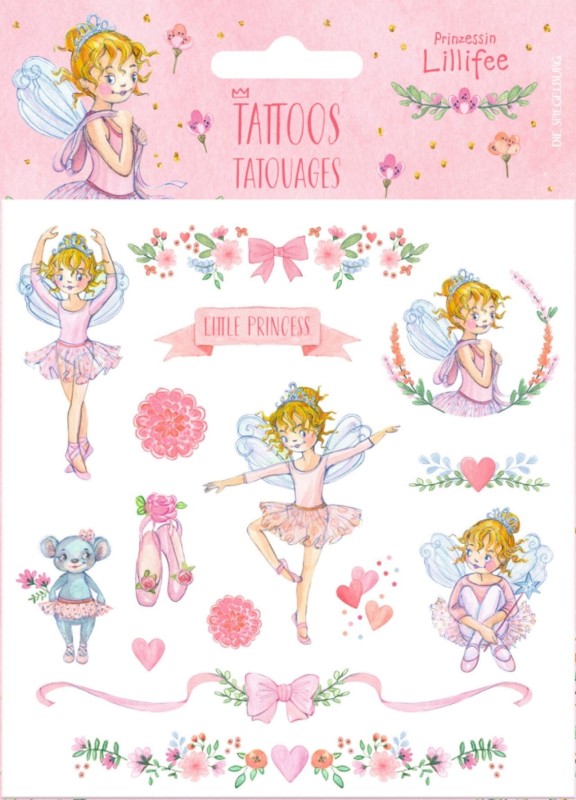 Tatuaże Dziecięce z Brokatem Balet - Spiegelburg