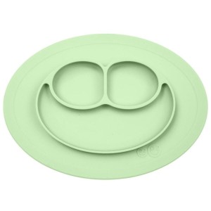 Silikonowy Talerzyk 2w1 Mięta Mini Mat - ezpz