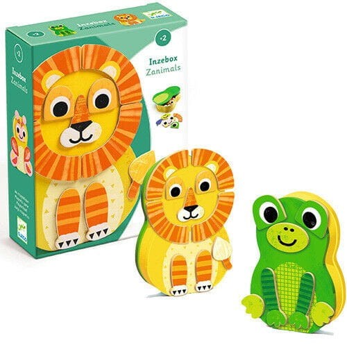 Magnetyczna Układanka w Dwustronnym Pudełku Zanimals - Djeco
