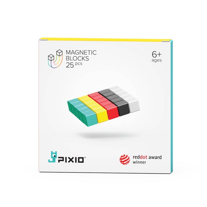 Klocki Magnetyczne 25 el. Design Series - Pixio
