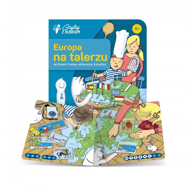 Książka Europa na talerzu - Czytaj z Albikiem