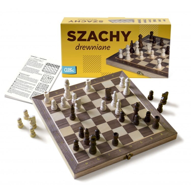 Drewniane Szachy dla Dzieci - Albi
