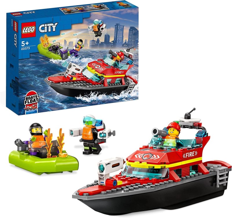 Łódź strażacka Lego City 60373