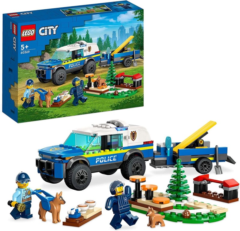 Klocki Lego 60369 Szkolenie psów policyjnych w terenie