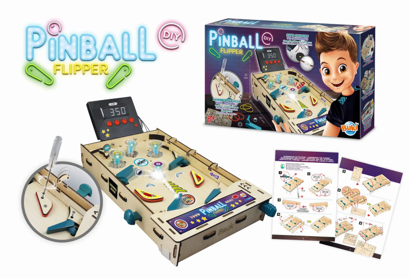 Automat do Gry Pinball Flipper Zrób to sam - Buki France