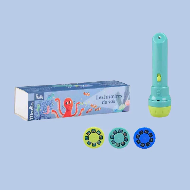 Projektor z Latarką Przygody Ośmiornicy - Moulin Roty