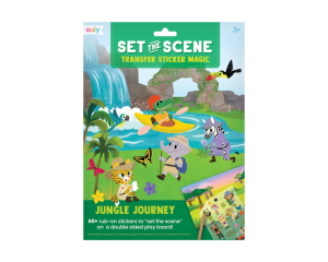 Kalkomania Obraz z Naklejek Przygoda w Dżungli - Ooly