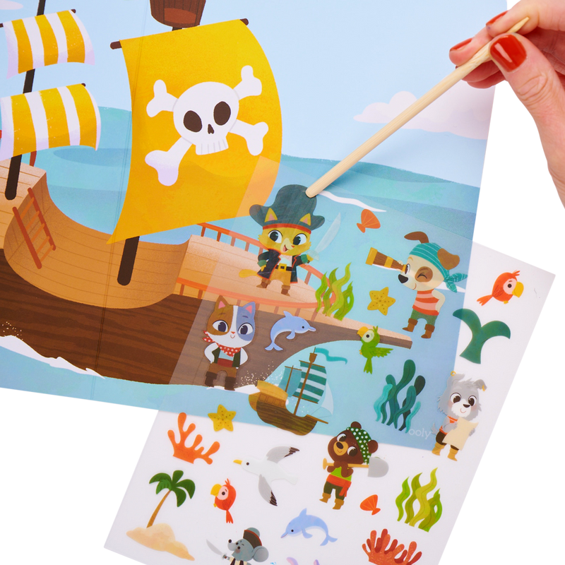 Kalkomania Przekalkuj obrazki na tło Przygoda na Oceanie - Ooly