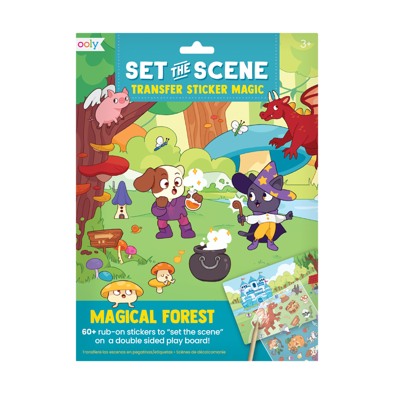 Kalkowanie Obrazków na Planszę Magiczny Las - Ooly