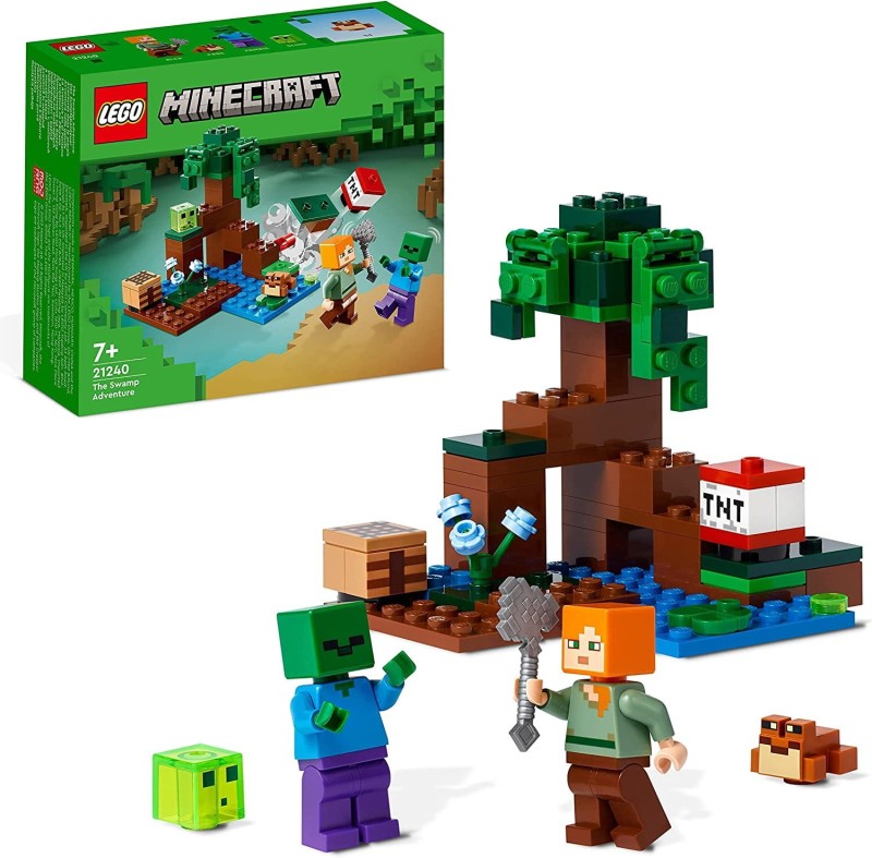 LEGO Minecraft 21240 Przygoda na mokradłach