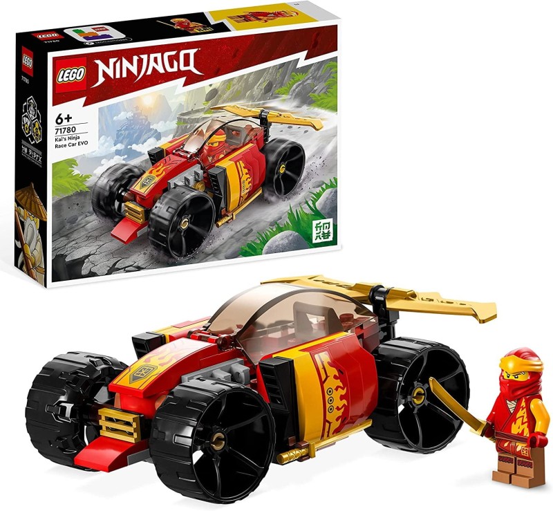 Klocki LEGO Ninjago Samochód Wyścigowy Ninja Kaia EVO 71780