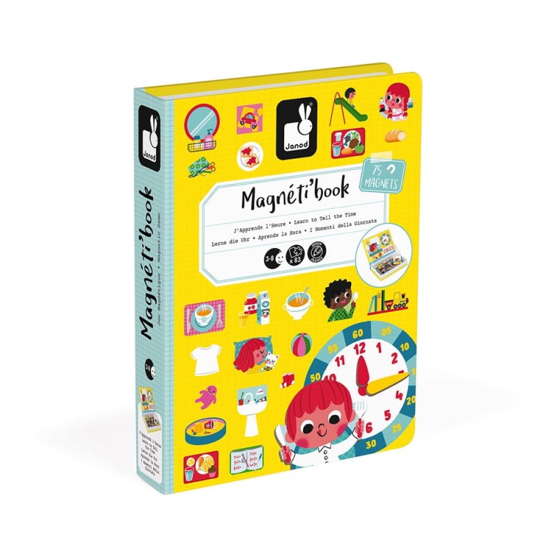 Magnetyczna układanka Zegar Magnetibook - Janod